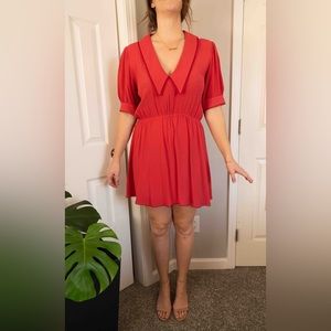 Sunday Best Aritzia Large Coral dress Size Large